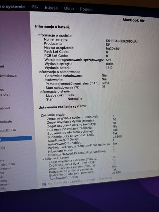 MacBook Air 13” 2017 | Intel i5 | 8 GB RAM | SSD | Stan bardzo dobry