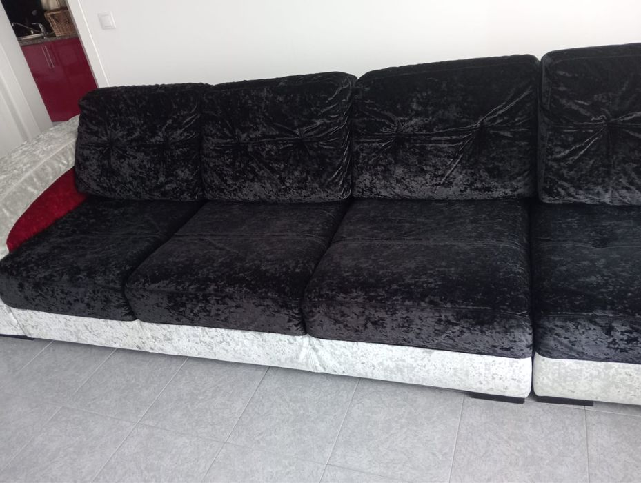 Sofá em veludo .