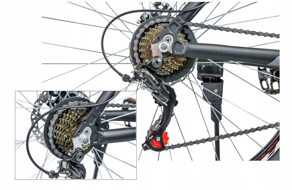 Rower górski 29 męski MTB SHIMANO cali aluminiowy hamulce tarczowe