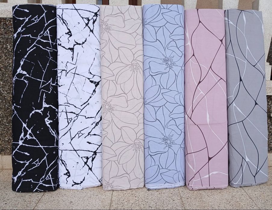 Тканина бязь gold lux на метраж пошив постільної білизни