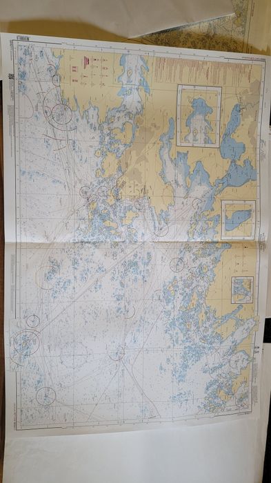 Szweckie mapy morskie. Bałtyk.