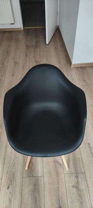 Krzesło/ fotel skandynawski z podłokietnikami