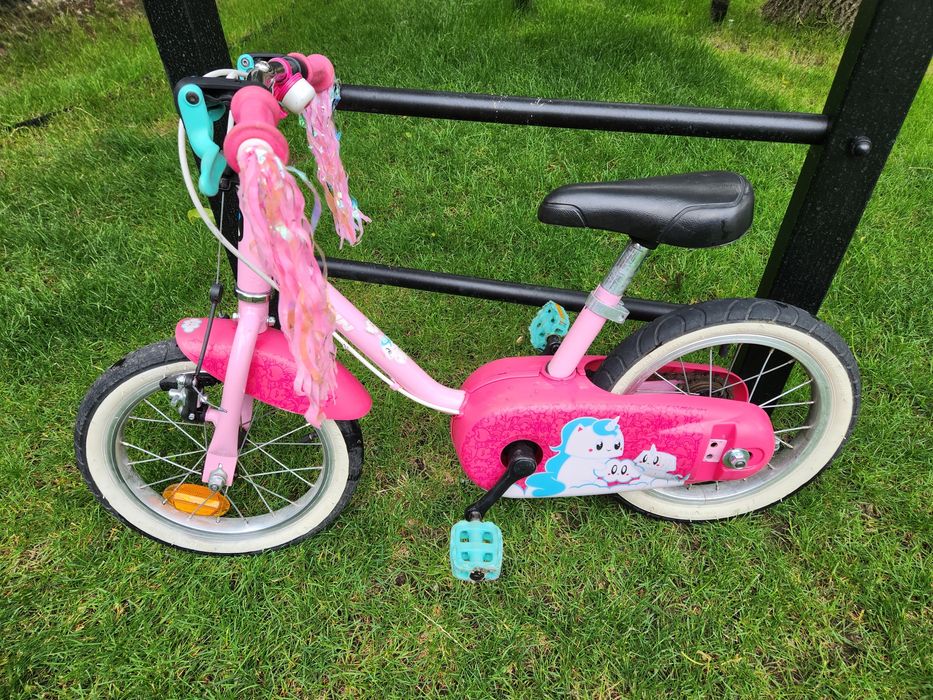 Rowerek dziecięcy 14" BTWIN Unicorn – Jednorożec | Super Stan!