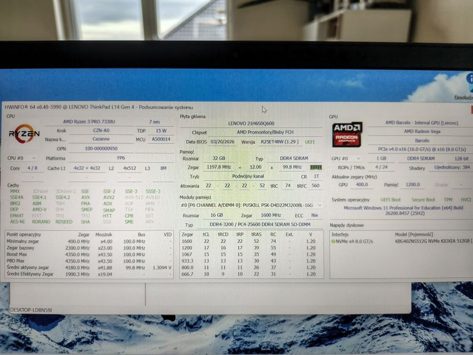 Thinkpad L14 G4 32GB