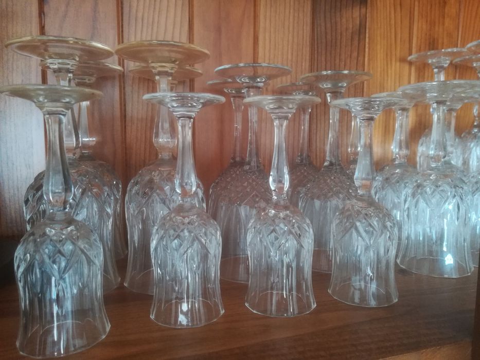 Copos de cristal d'arc Longchamp