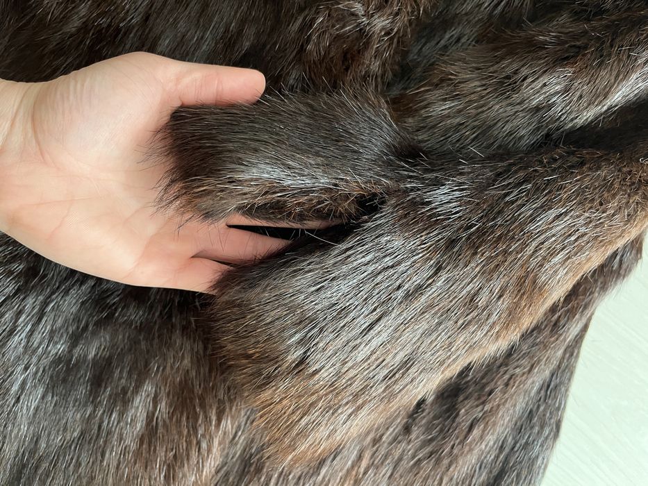 Futro z nutrii kurtka zimowa