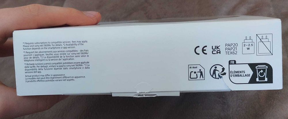 Auscultadores sony novos com garantia