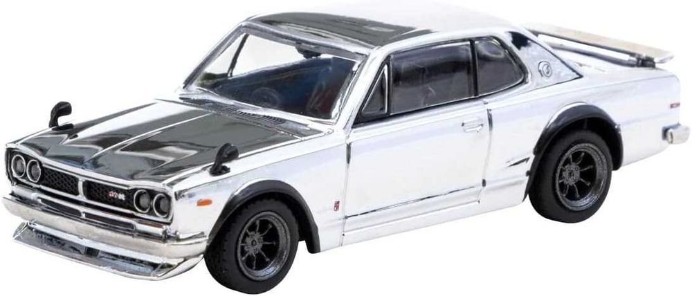 Nissan Skyline HT 2000GT-R Special Edition Silver chrome Tarmac 1:64