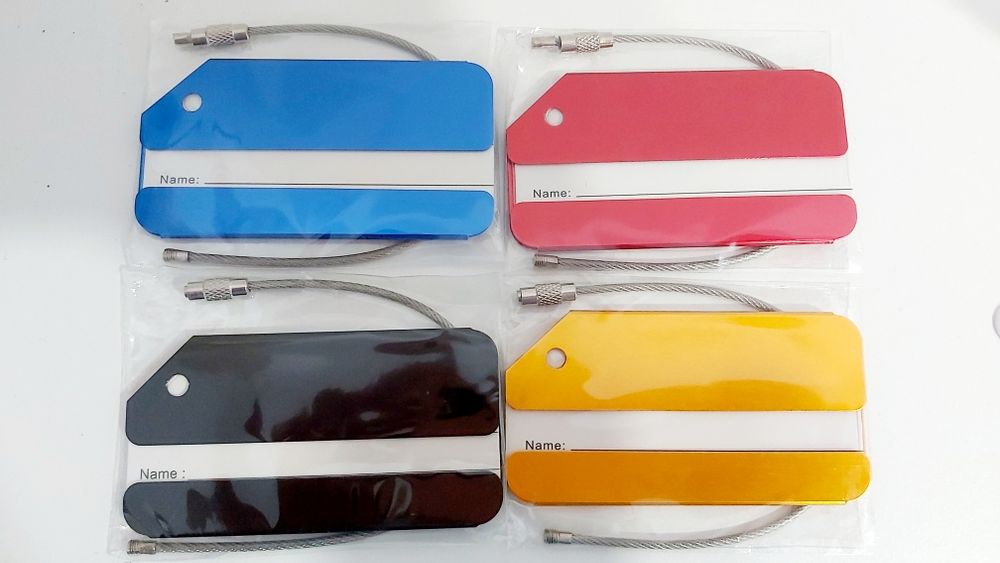 Identificadores mala de viagem