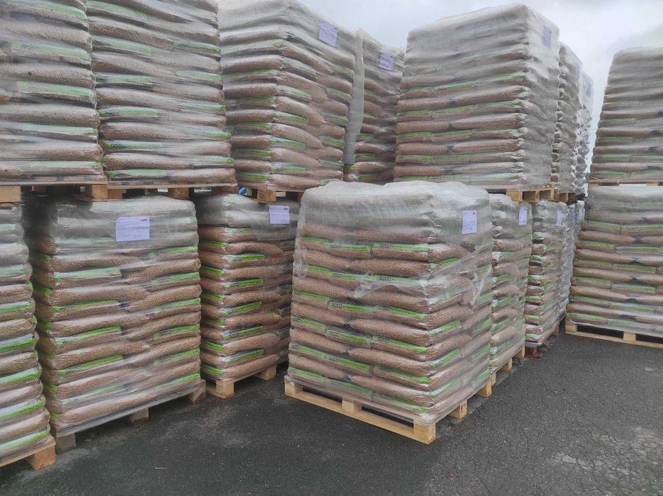 Pellet sosnowy ENVUN certyfikat A1 EN PLUS DIN