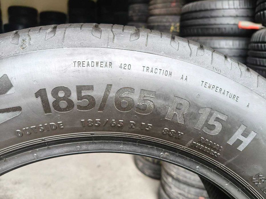 Continental Eco Contact 6 185/65r15 4шт, 20год, 5,2-5,5мм, ЛЕТО Привезены из Германии