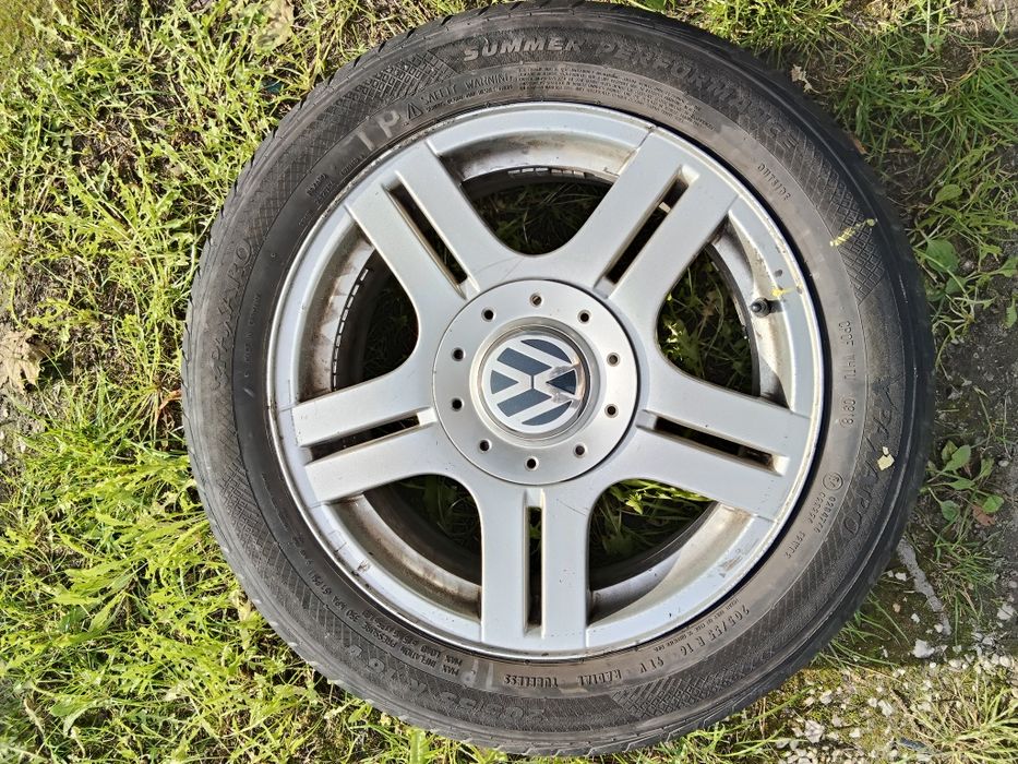 Oryginalne Alufelgi VW Passat B5 16" 5x112 z oponami letnimi 205/55 R16