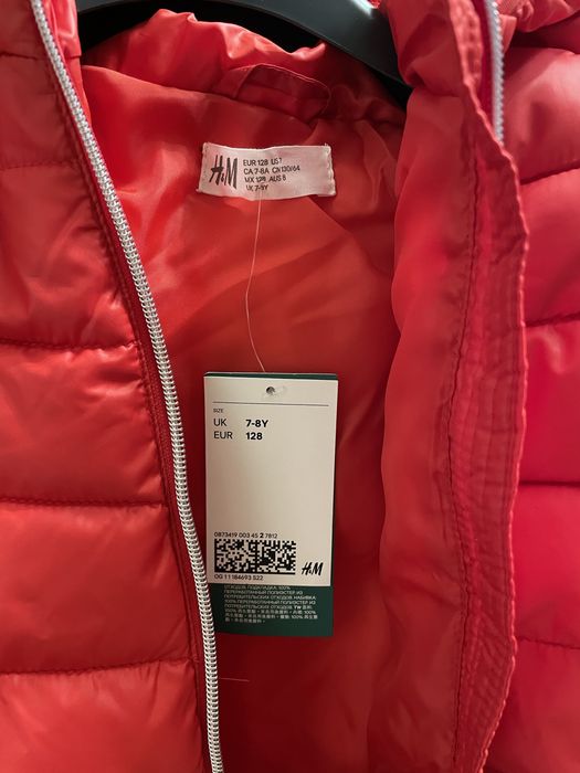 H&M куртка, демісезонна куртка, куртка доя дівчинки