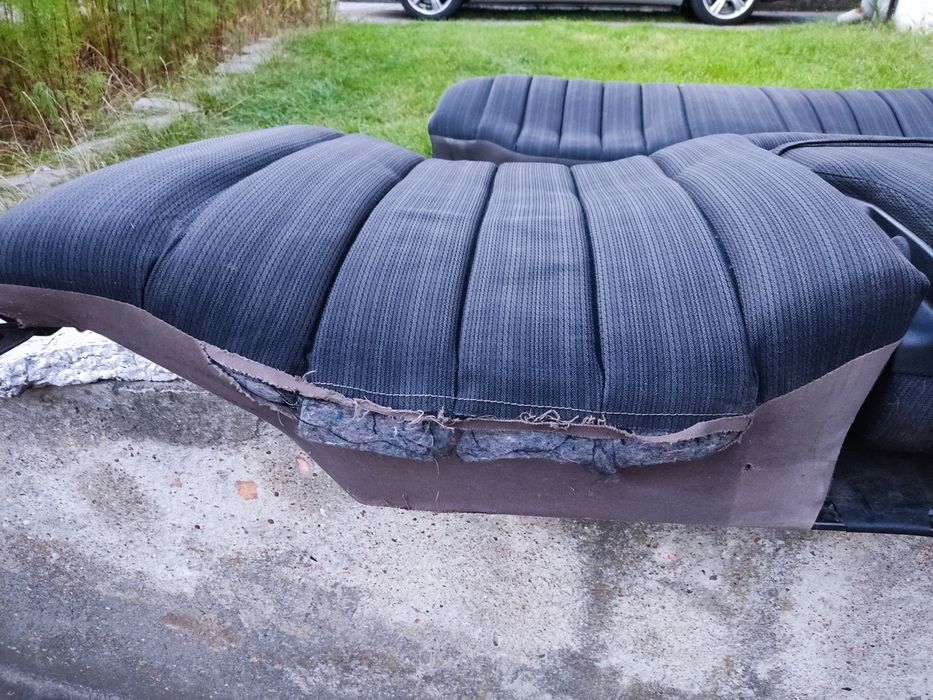 Tapicerka Mercedes W124 Sedan czarna