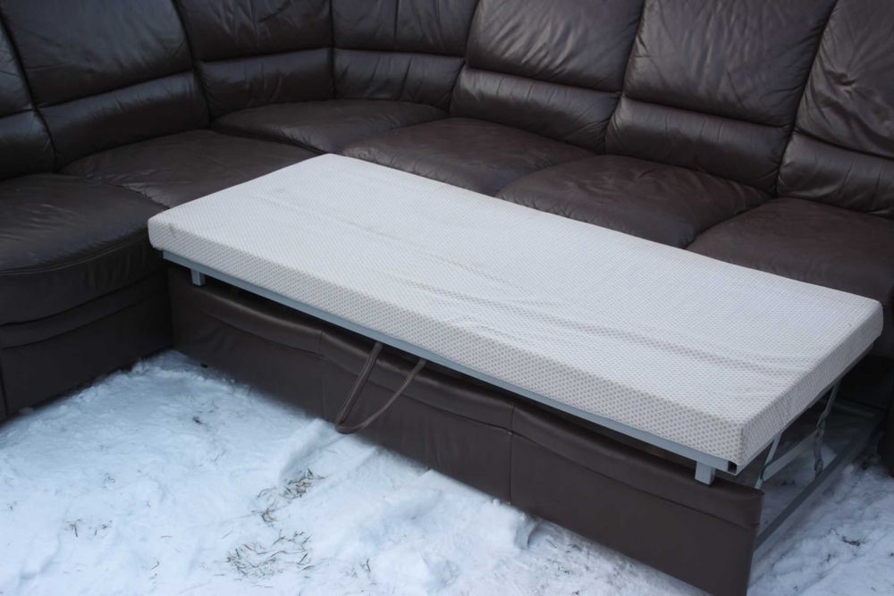 Narożnik, sofa, kanapa, spanie - skóra