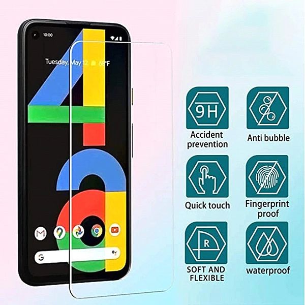 Szkło Hartowane Płaskie do Google Pixel 4a
