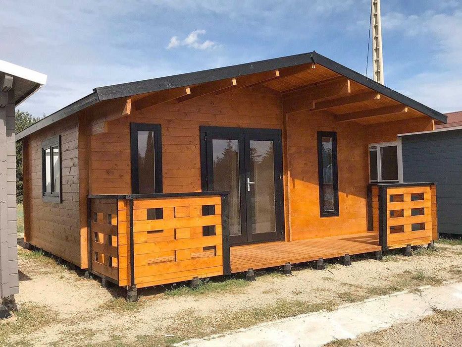 Casa de Jardim com Alpendre de 35m2 - Modelo MONVISO