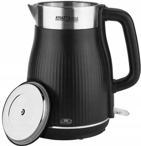 CZAJNIK ELEKTRYCZNY Bezprzewodowy Czarny 1,8L 2400W Solidny