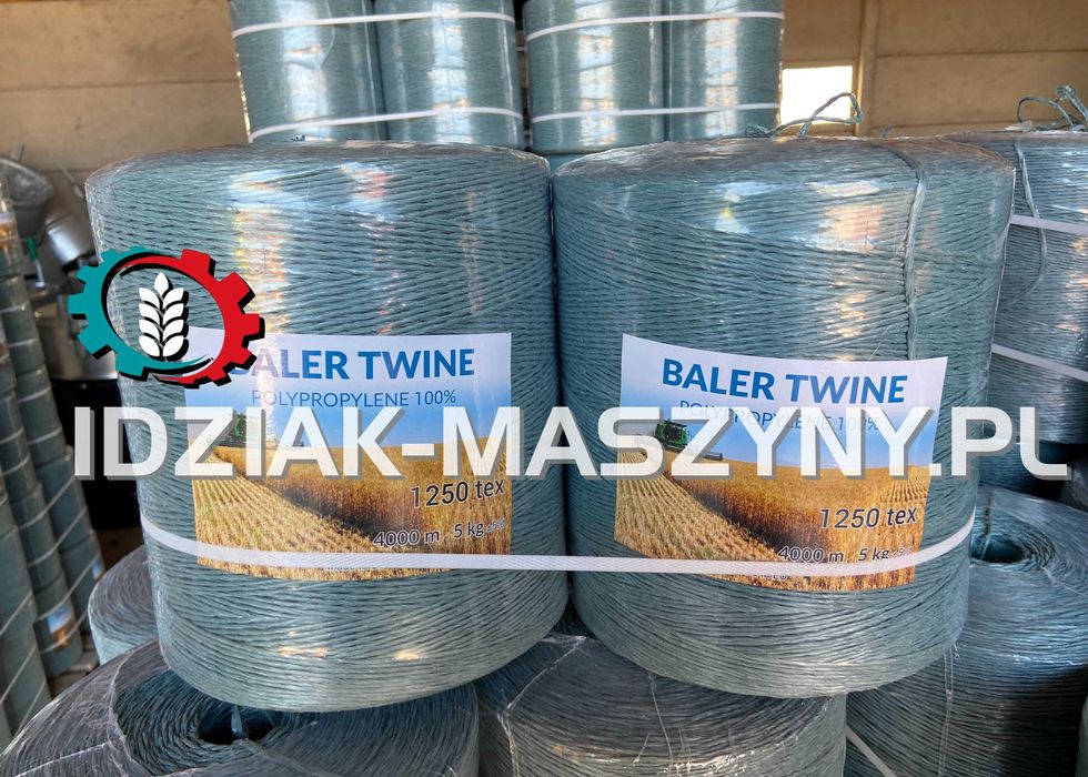 WYPRZEDAŻ Sznurek Baler Twine 4000m 1250tex do bel wysyłka