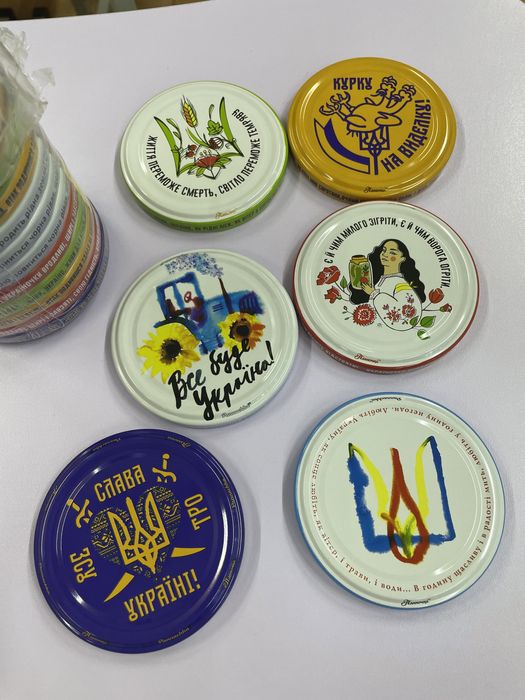 Патриотические крышки закаточные для консервации твист оф