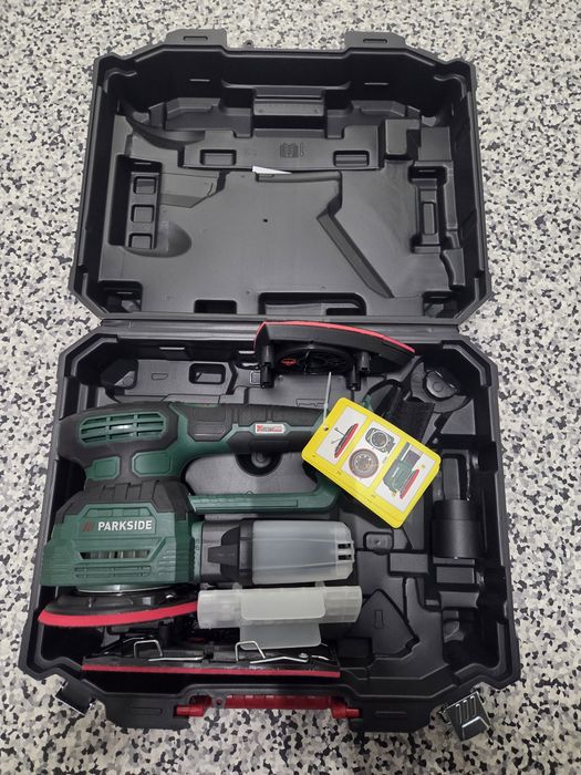 Szlifierka rotacyjna mimośrodową Parkside PMSA 20 LI