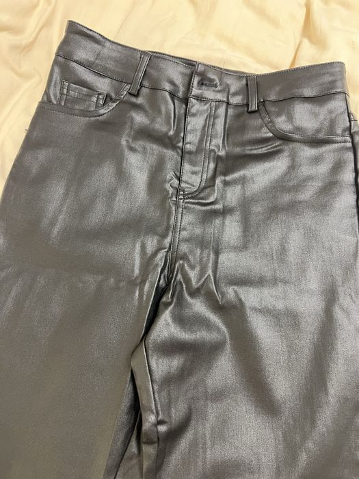 Штаны прямые, черные