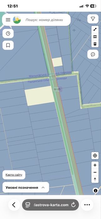 Земельна ділянка по трассі Київ-Одеса
