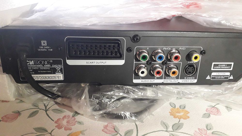 CLATRONIC DVD Player DVD 797 - NOVO, na caixa.