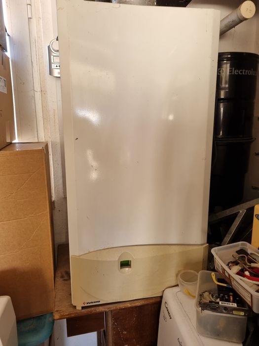 Caldeira a gas usada