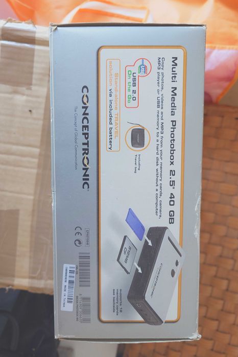 Conceptronic 40 GB Multi Media Photobox 2,5" (novo)