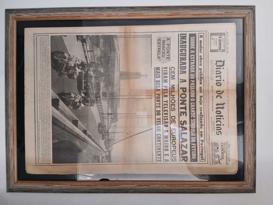 Jornal diário noticias inauguração ponte salazar completo