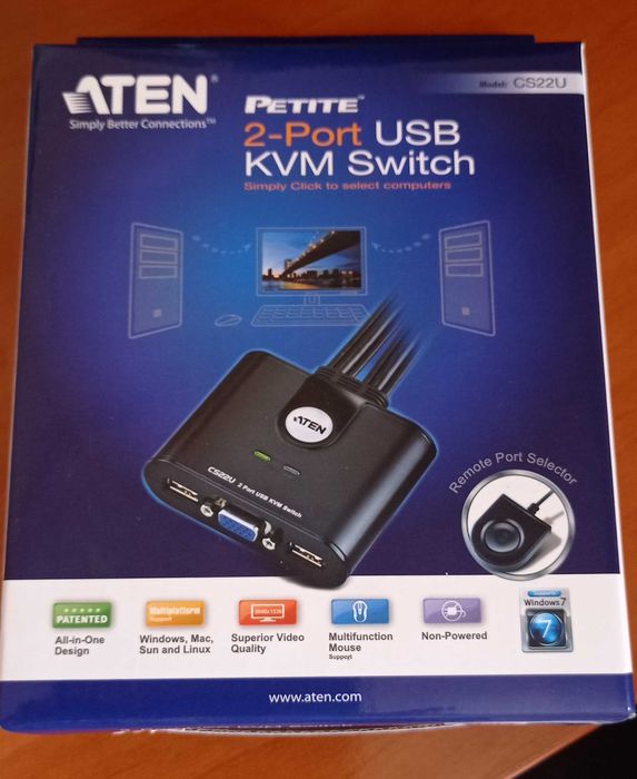 Switch KVM 2 PORT USB64309955285891120