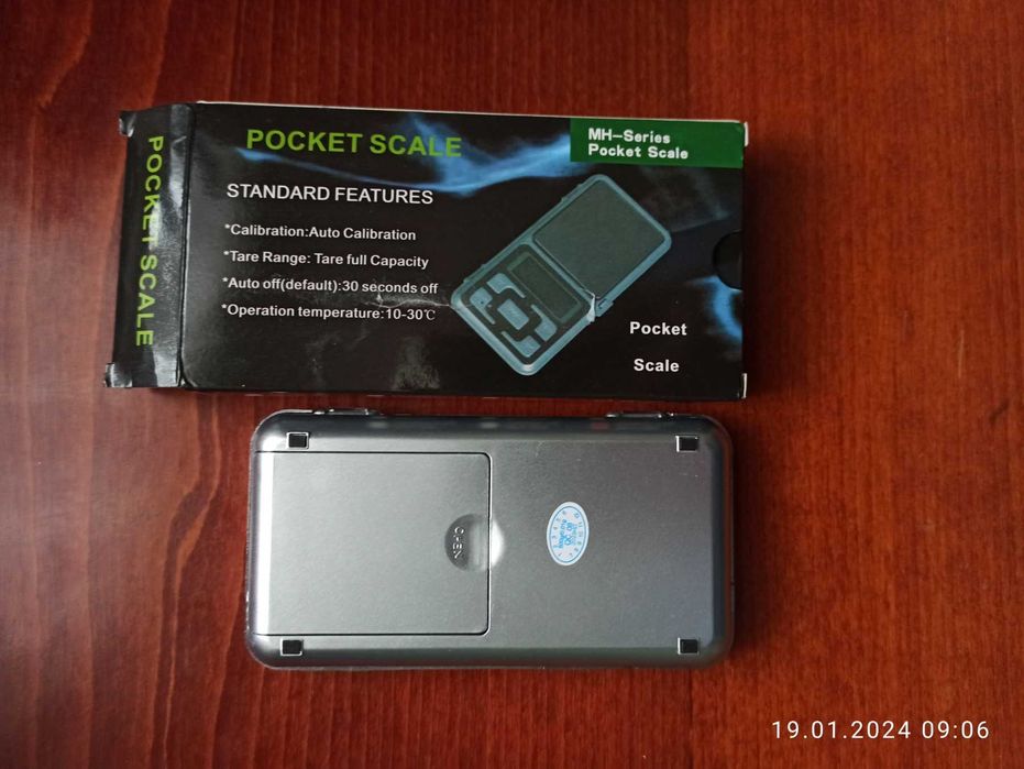 Міні-цифрові кишенькові ваги РК-дисплей 500г *0,01г.