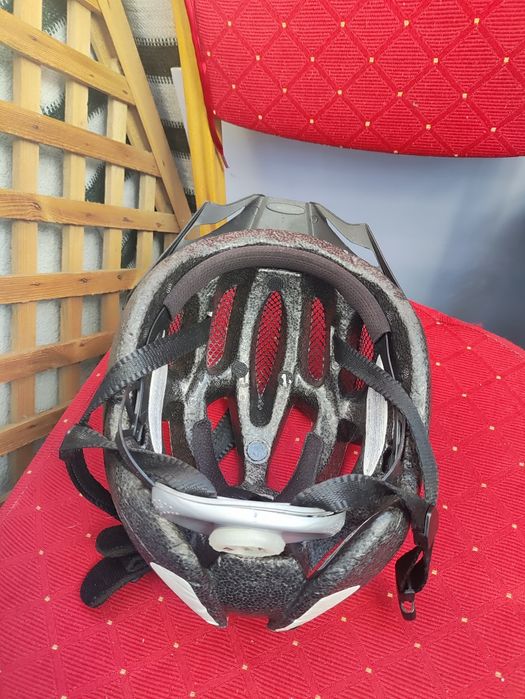 Dziecięcy Kask. Rowerowy niebieski biały dla Dzieci Dziecka