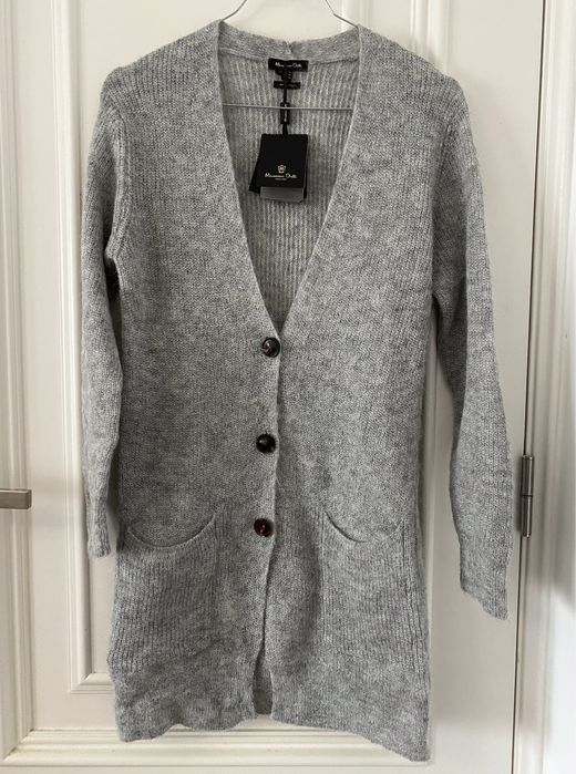Casaco cardigan de lã Massimo Dutti