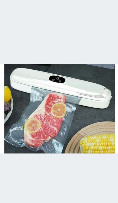 Zgrzewarka próżniowa do pakowania, folii jedzenia żywności + 5 worków