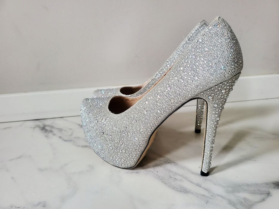 Lady Drama Queen Viral Sceniczne Diamenty High Heels Wysokie 41