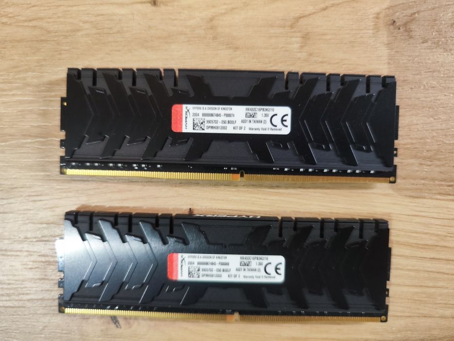Pamięć RAM DDR4 16GB 2x8GB Kingston HyperX Predator 3200MHz CL16