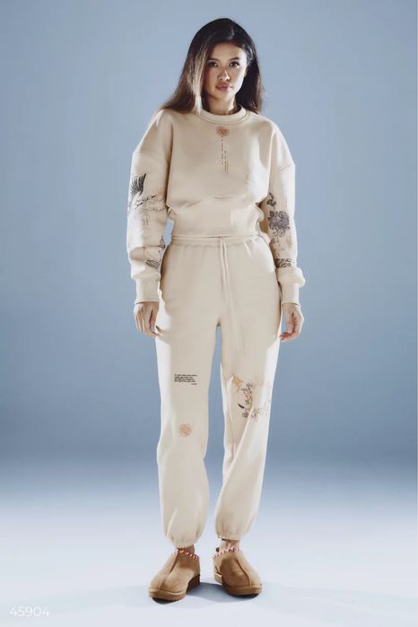 Бежевий кроп топ Gepur