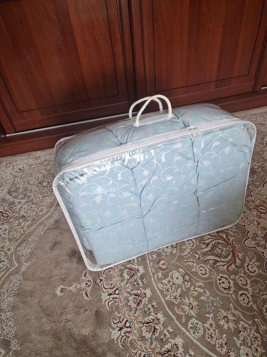 Пухова ковдра 190×200 см • нова • натуральне гусяче пір’я