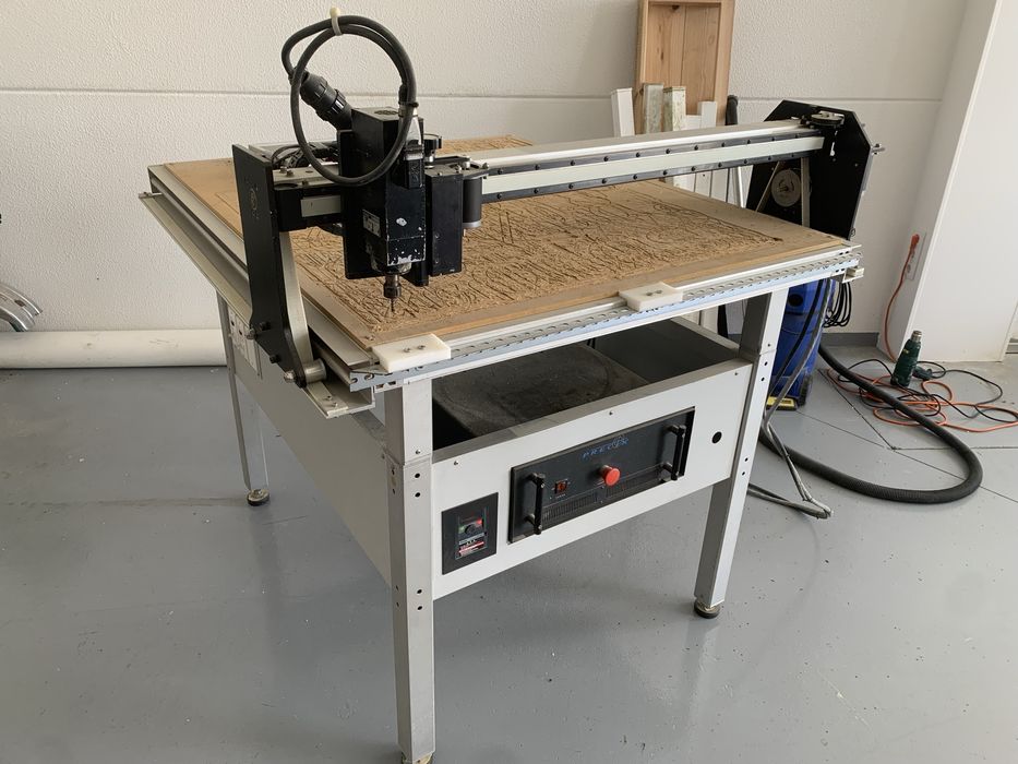 Cnc fresadora 94x97cm area de trabalho