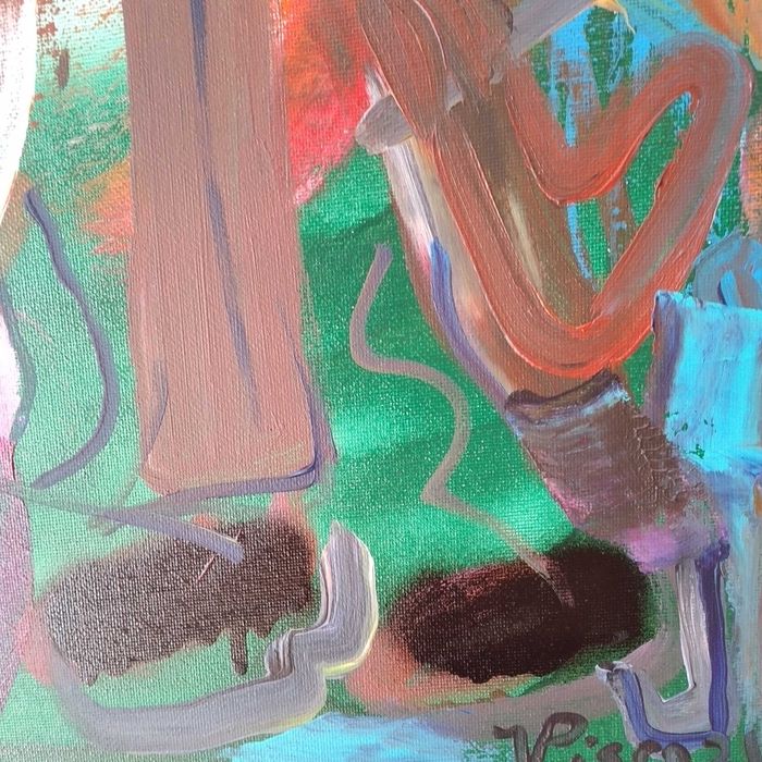 Pintura, ACRÍLICO SOBRE TELA, 50x50cm.