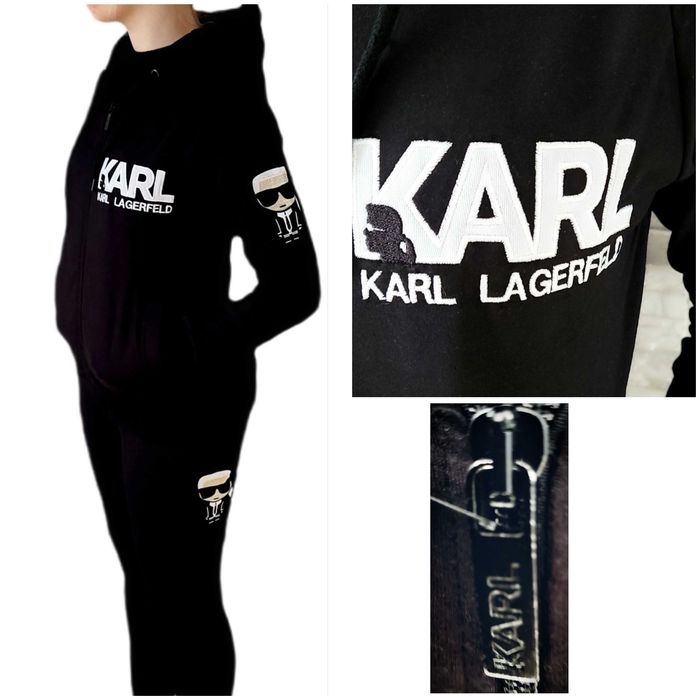 Dres Komplet damski Karl Lagerfeld czarny L