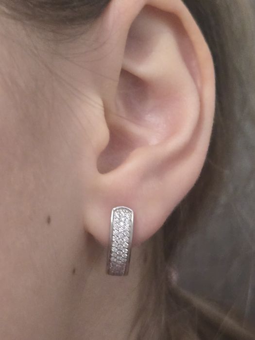 Сережки з діамантами