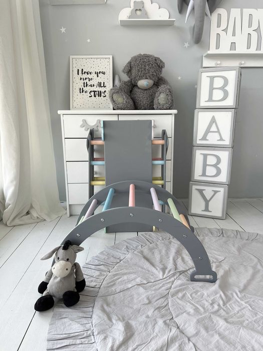 сірий піклер - арка монтесорі краща ціна ручна робота, виробник