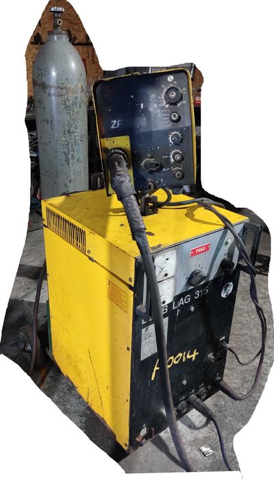 Migomat ESAB LAG 315 Professional + Butla + Reduktor + Drut