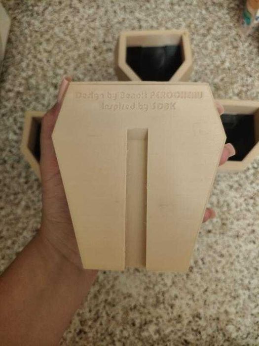 Сет геометричних модульних кашпо для квітів 3d-друк / модульные горшки для цветов