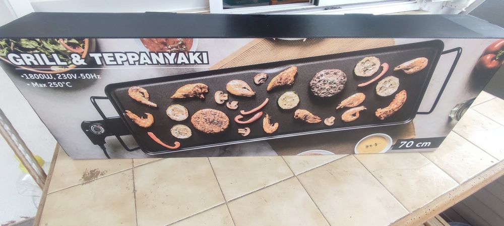 Placa grill eléctrica.