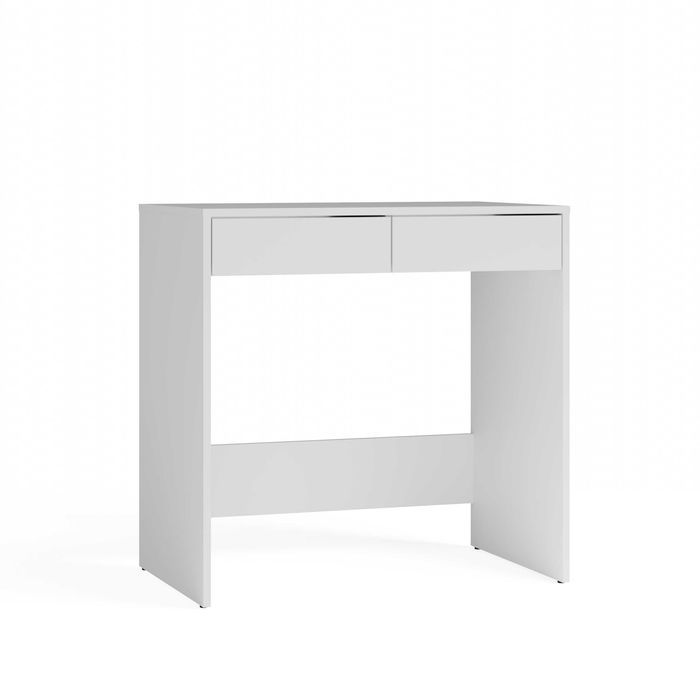 BIURKO MARINA 2S 2 Szuflady Młodzieżowe na Laptop Do Biura BIAŁE