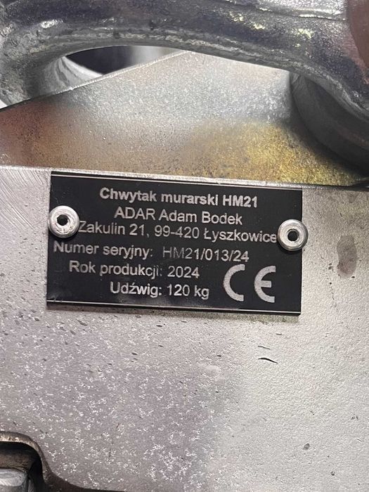 Chwytak murarski HM21, Chwytak do podnoszenia bloczków "Silka Tempo"